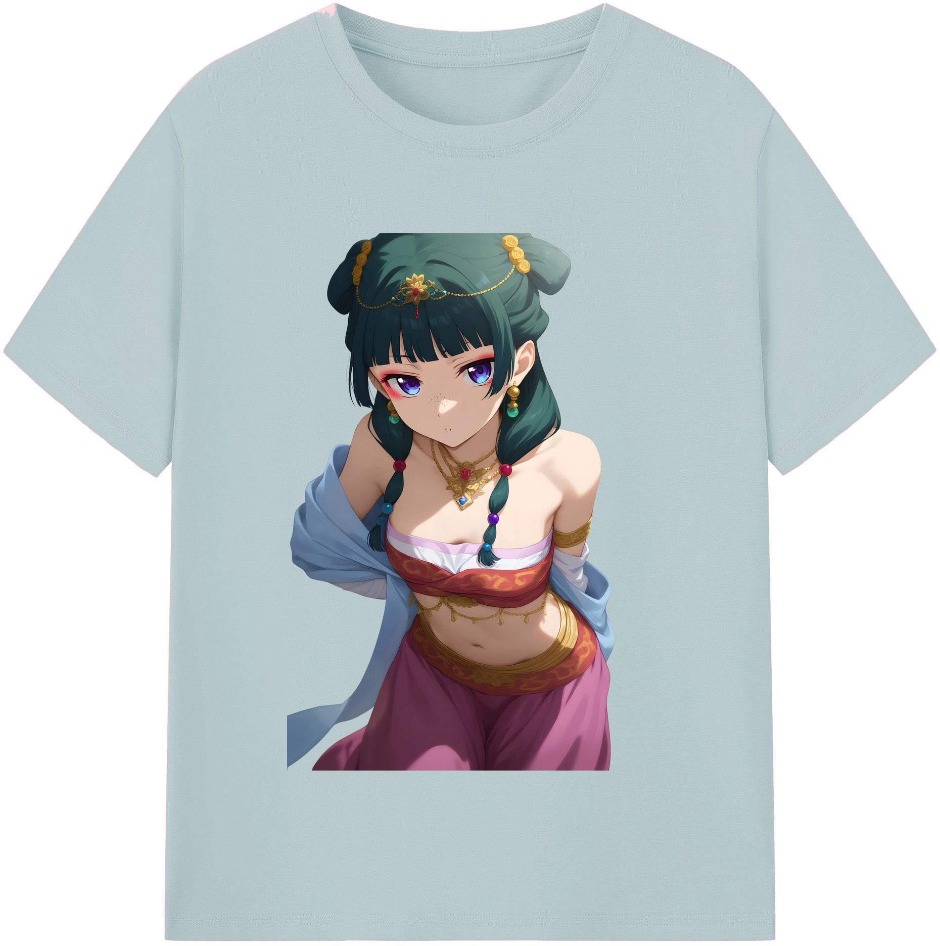 （画像用） 薬屋のひとりごと The Apothecary Diaries 綿100％半袖Tシャツ（フロントプリント）